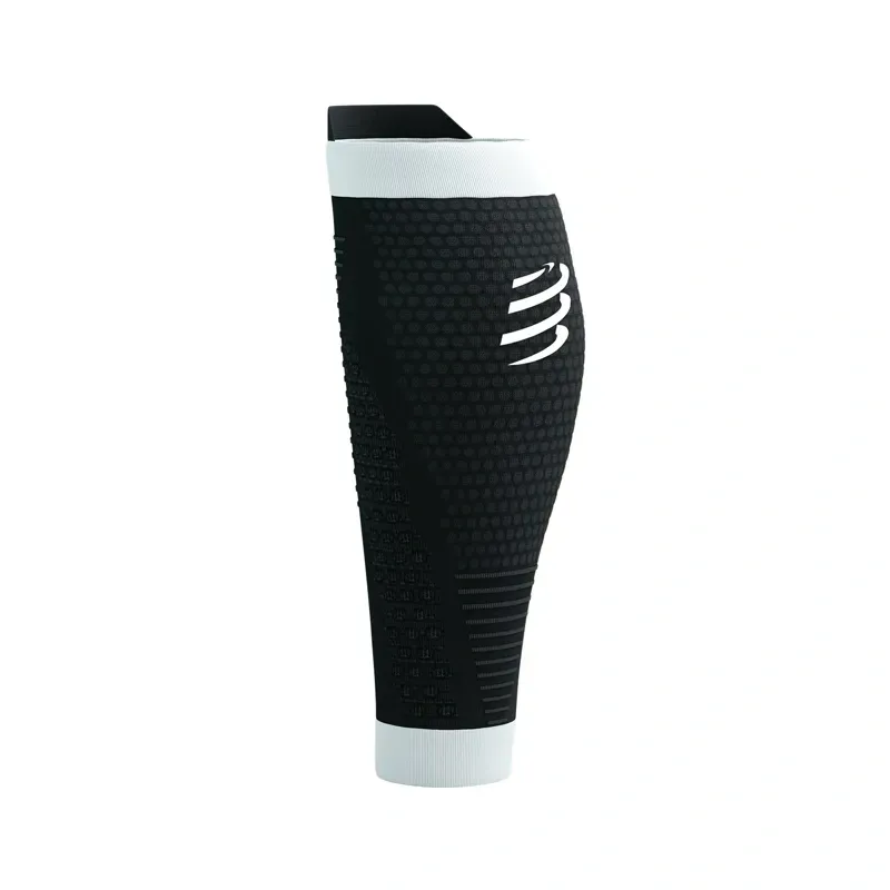 Compressport R2 3.0 Calf Sleeves in Black/White-8