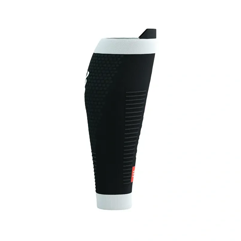 Compressport R2 3.0 Calf Sleeves in Black/White-4
