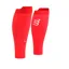 Compressport R2 3.0 Calf Sleeves in Fluo Red/White Reflect