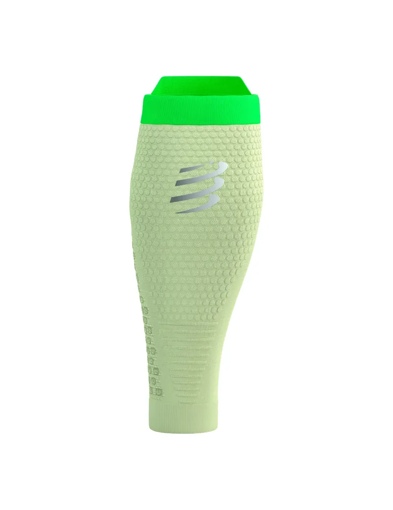 Compressport R2 3.0 Calf Sleeves in Lime/Neon Green-3