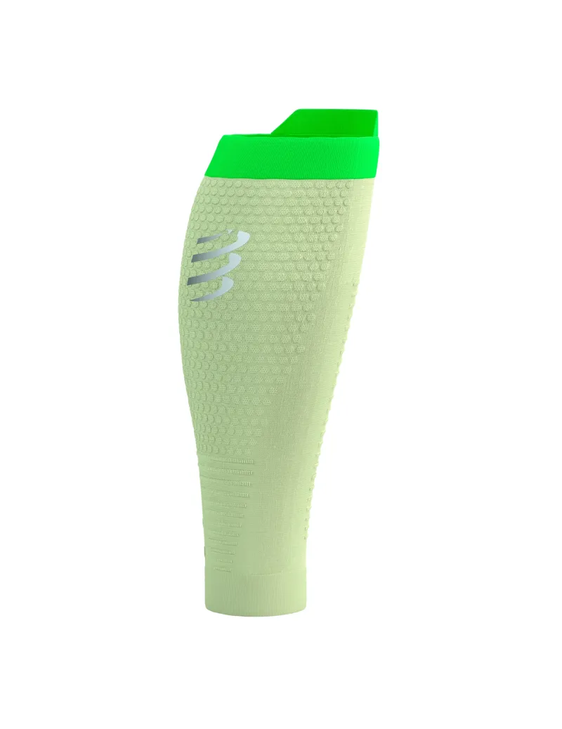 Compressport R2 3.0 Calf Sleeves in Lime/Neon Green-2