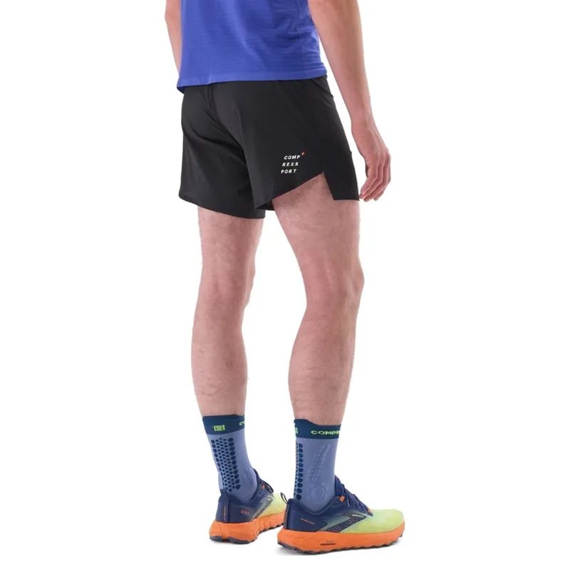 CompresSport Trail Racing Overshort Mens in Black-1