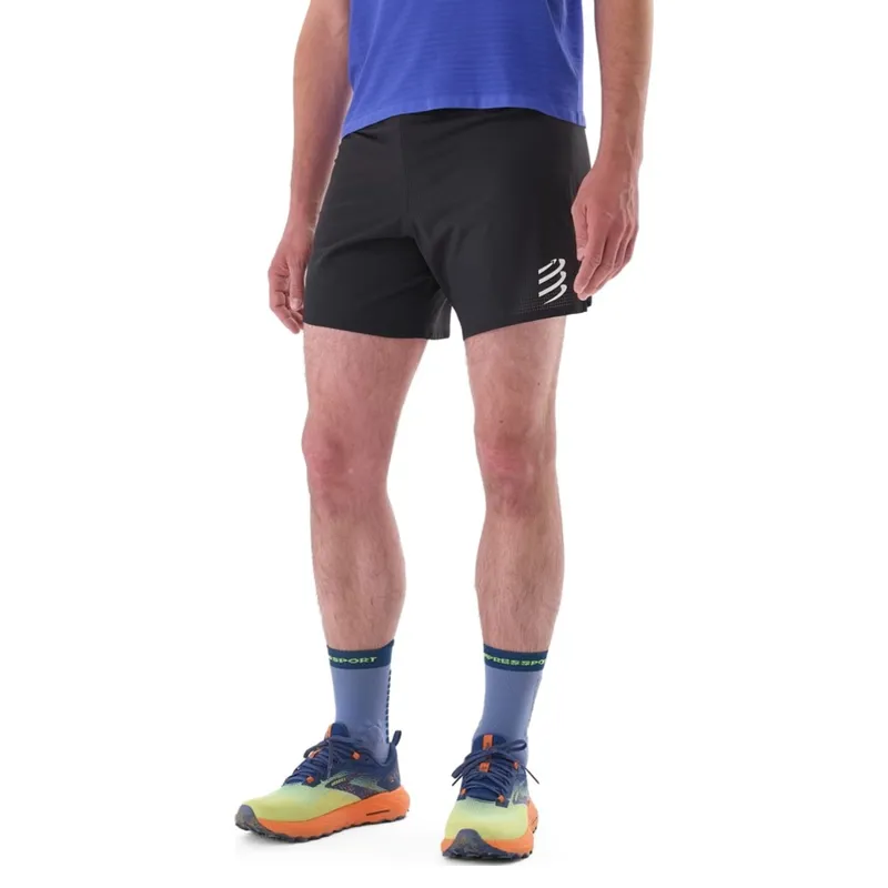 CompresSport Trail Racing Overshort Mens in Black