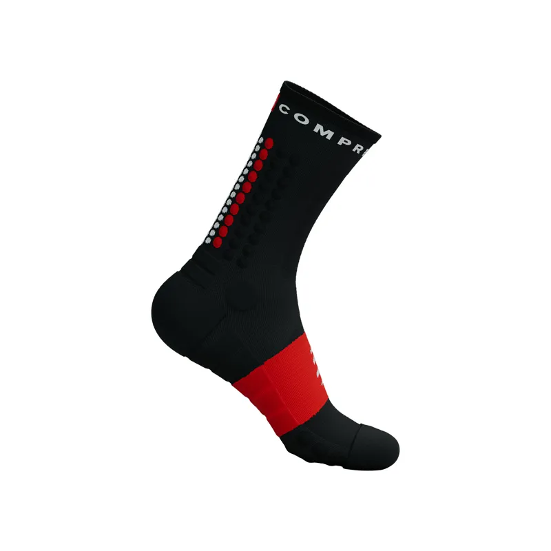 CompresSport Ultra Trail V2.0 Running Socks in Black Red