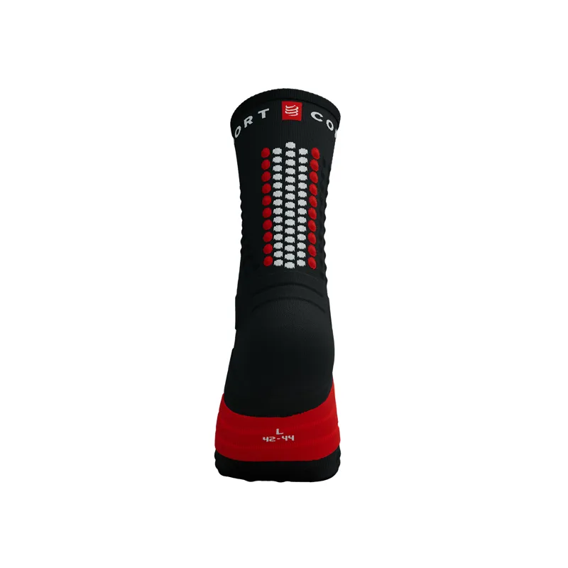 CompresSport Ultra Trail V2.0 Running Socks in Black Red-6