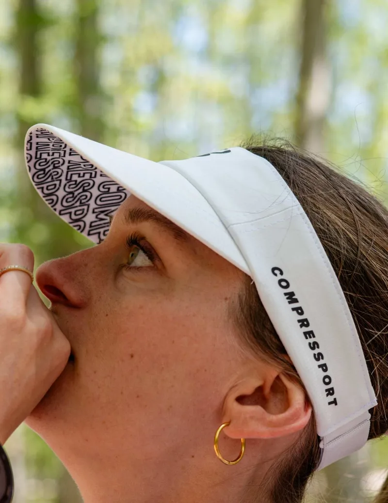 Compressport Ultralight Visor in White-4