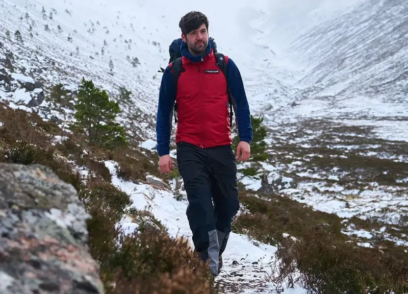 Paramo Torres Gilet Mens in Fire-7