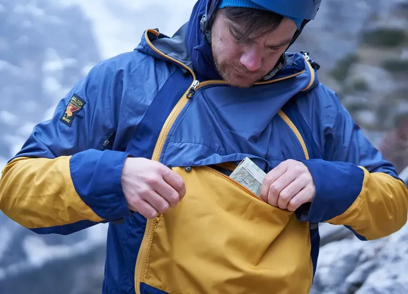 Paramo Velez Evolution Hybrid Smock Mens in Midnight/Fire/Indigo-5