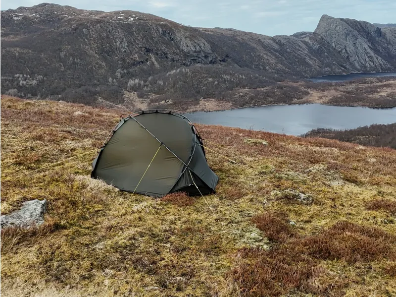 Nortent Vern 1 Silnylon 3S Tent with Footprint in Army Green-10