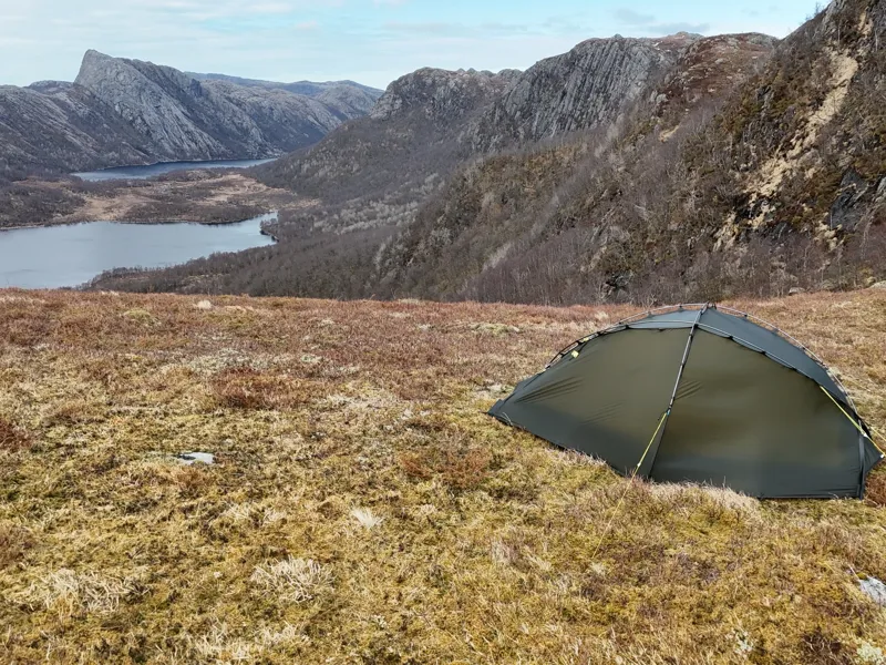 Nortent Vern 1 Silnylon 3S Tent with Footprint in Army Green-9