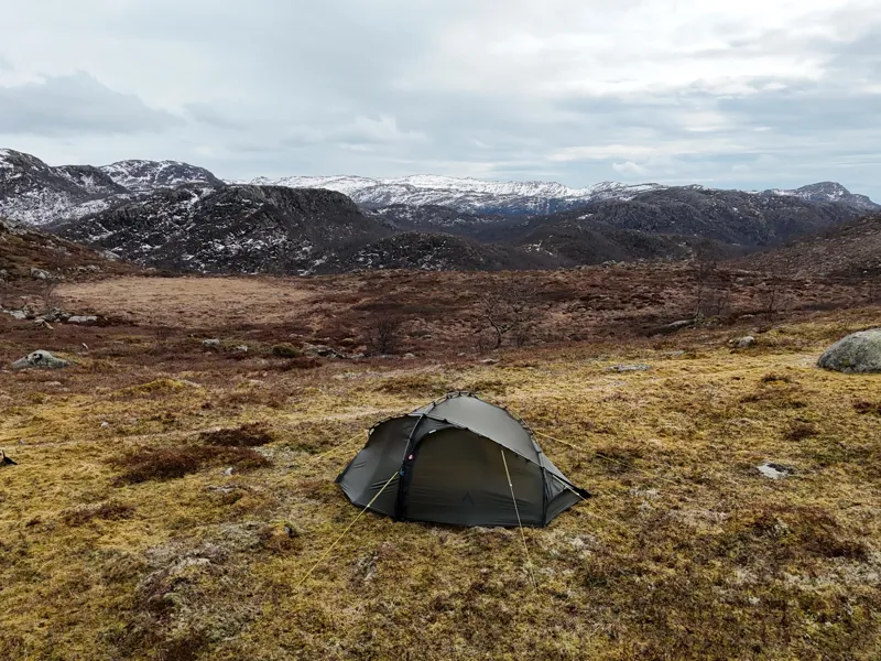 Nortent Vern 1 Silnylon 3S Tent with Footprint in Army Green-7