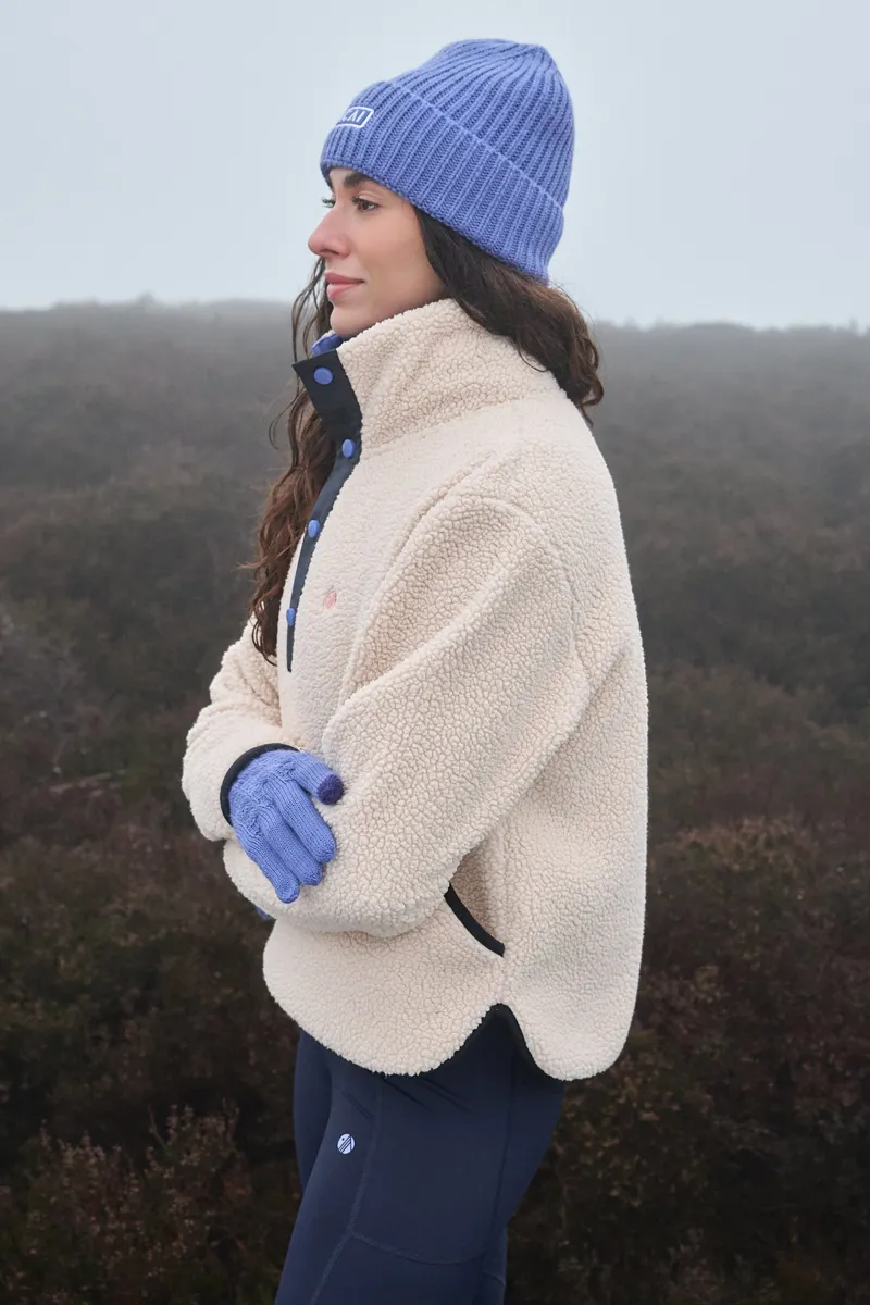 Acai Nomad Fleece Women's in Oatmeal/Navy-1