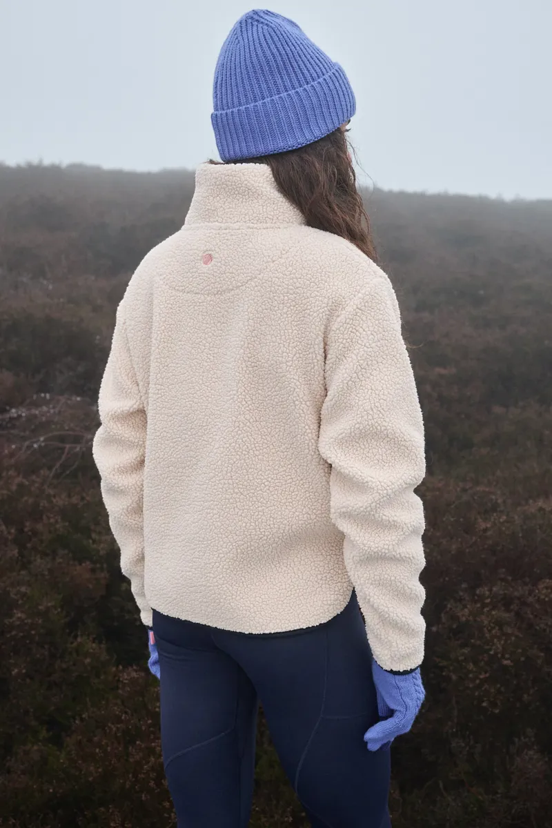 Acai Nomad Fleece Women's in Oatmeal/Navy-4