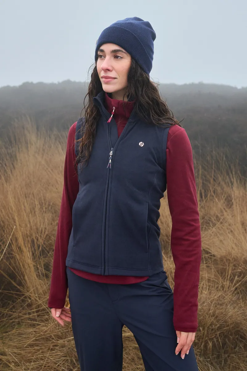 Acai Endurasoft Gilet Womens in Deep Navy