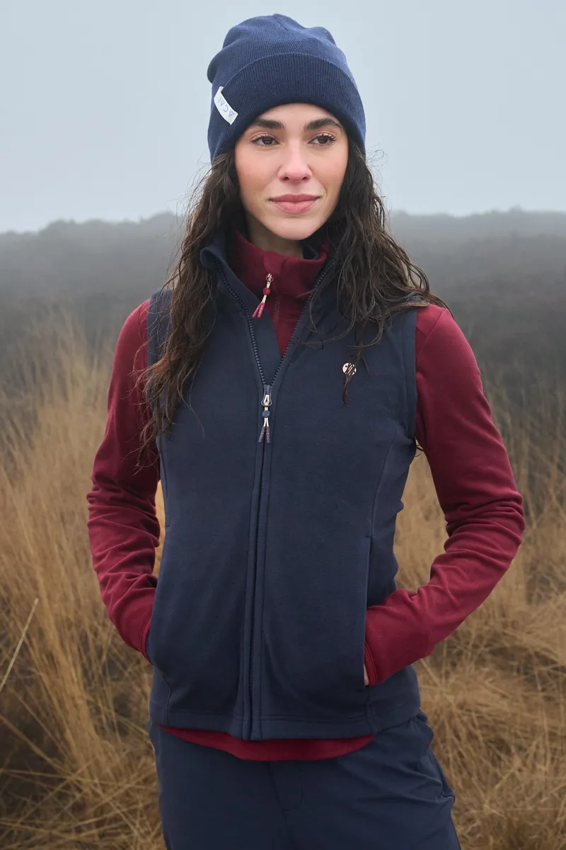 Acai Endurasoft Gilet Womens in Deep Navy-2