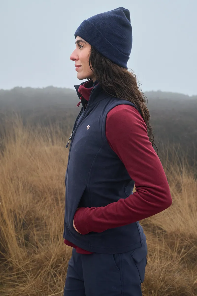 Acai Endurasoft Gilet Womens in Deep Navy-4