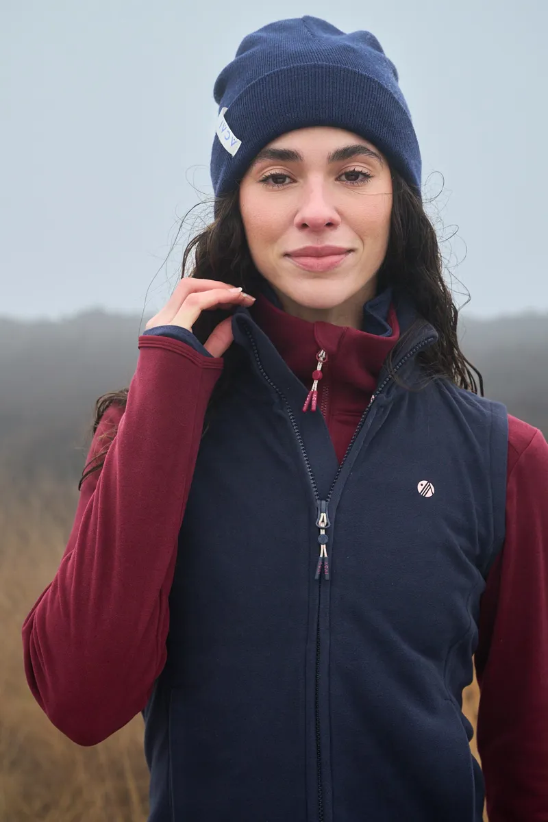 Acai Endurasoft Gilet Womens in Deep Navy-7