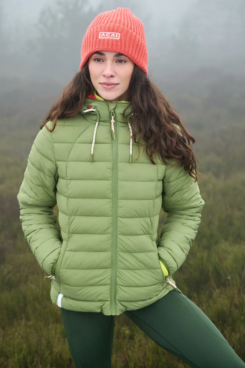 Acai Cloudguard Insulated Jacket Womens in Olive-2