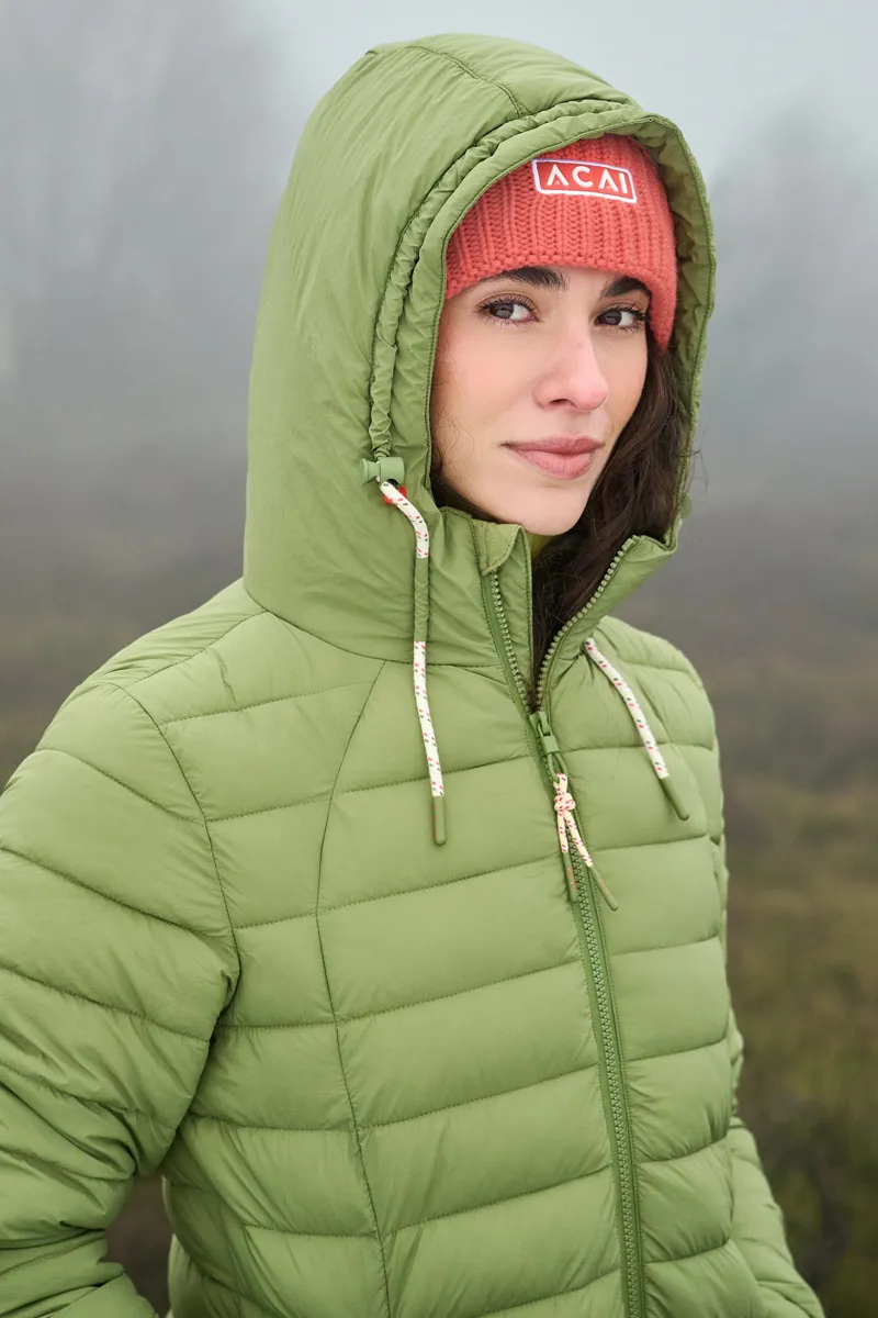 Acai Cloudguard Insulated Jacket Womens in Olive-5