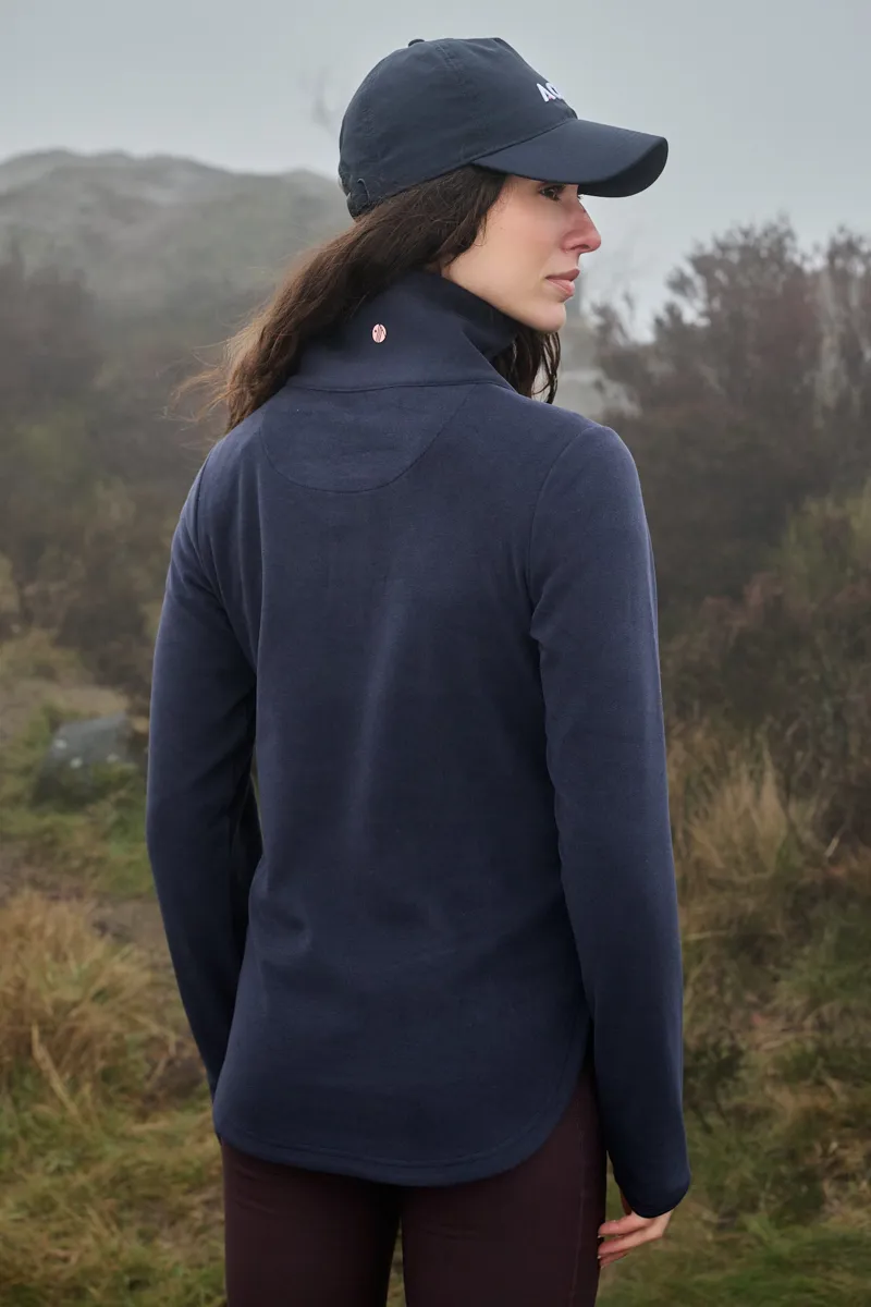 Acai Endurasoft Quarter Zip Fleece Womens in Deep Navy-5