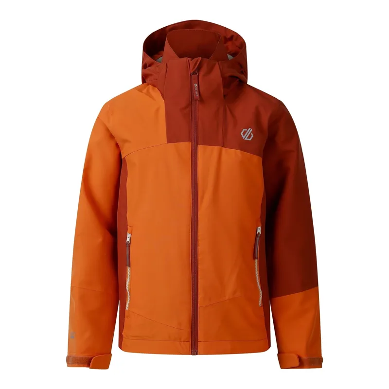 Dare2b Explore III Waterproof Jacket Kids in Burnt Orange/Spice