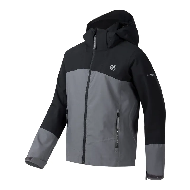 Dare2b Explore III Waterproof Jacket Kids in Magnet/Black-1