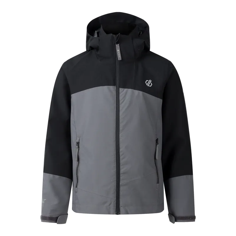 Dare2b Explore III Waterproof Jacket Kids in Magnet/Black