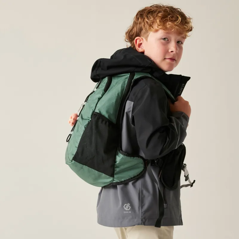 Dare2b Explore III Waterproof Jacket Kids in Magnet/Black-6
