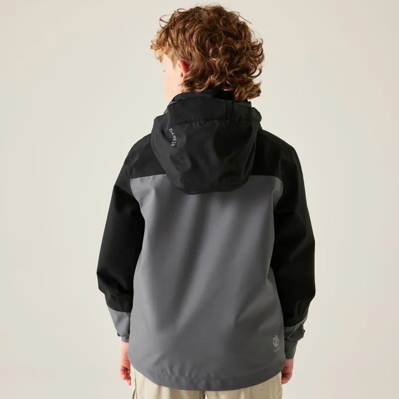 Dare2b Explore III Waterproof Jacket Kids in Magnet/Black-4