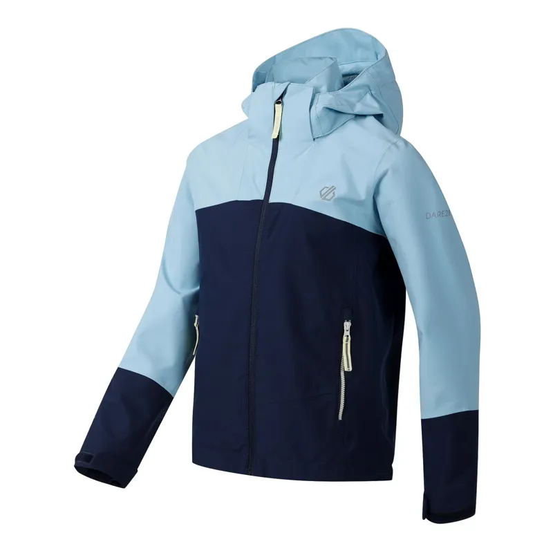 Dare2b Explore III Waterproof Jacket Kids in Navy/Nordic Blue-2