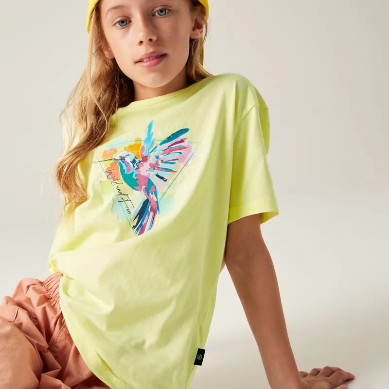 Dare2b Trailblazer III Kids' Tee in Wax Yellow-6
