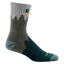 Darn Tough Number 2 Micro Crew Midweight Hiking Socks Mens in Green
