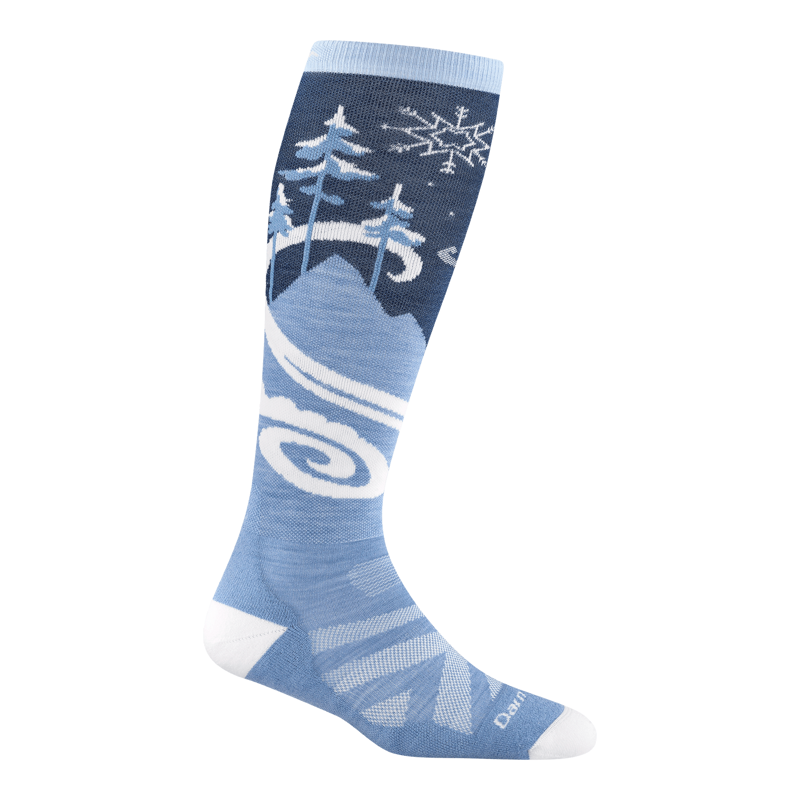 Darn Tough Swirlwind OTC Lightweight With Cushion Womens in Midnight