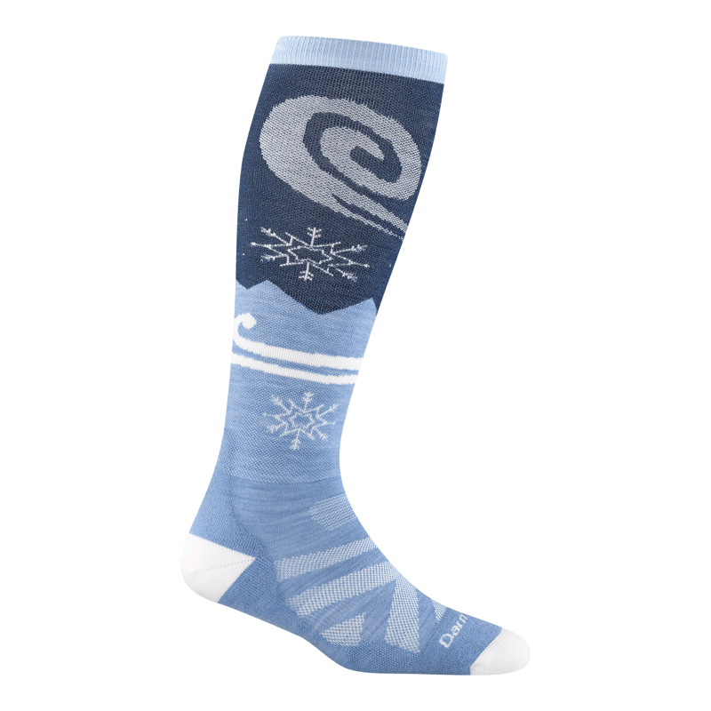 Darn Tough Swirlwind OTC Lightweight With Cushion Womens in Midnight-1
