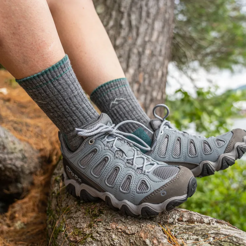 Darn Tough Hiker Micro Crew Midweight With Cushion Womens in Slate-3