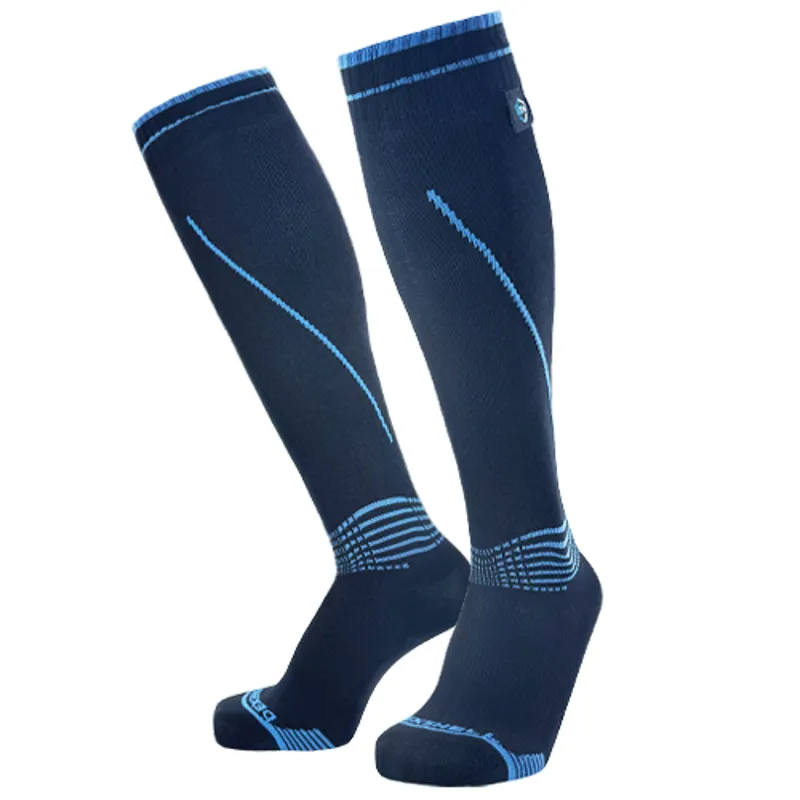 Dexshell Longlite 2.0 Knee Socks in Jet Black/Blue