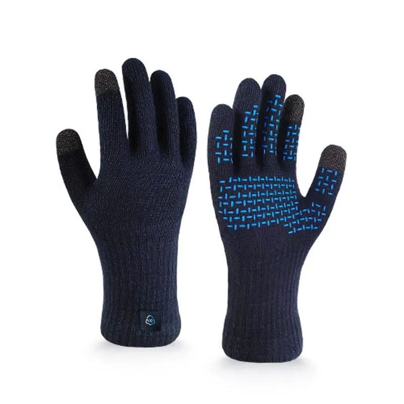 Dexshell ThermFit 3.0 Gloves in Black/Heather Blue