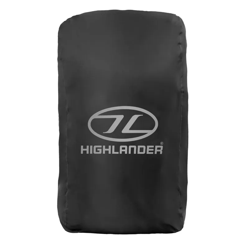Highlander Ducks Back Raincover Medium 35-45L in Black