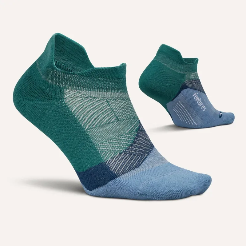 Feetures Elite Light Cushion Tab Unisex Sock in Woodland Forest-1