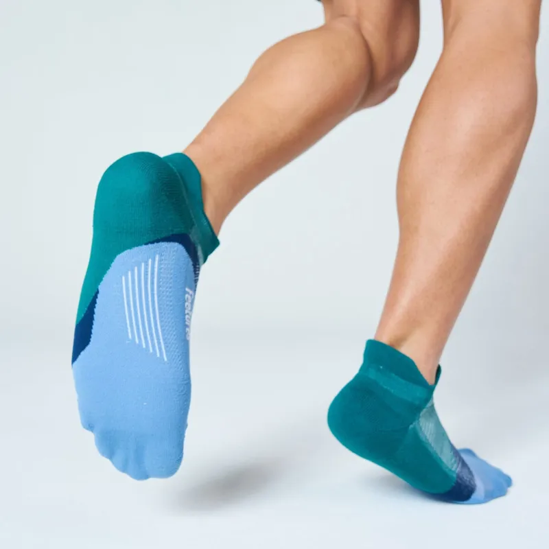 Feetures Elite Light Cushion Tab Unisex Sock in Woodland Forest-2