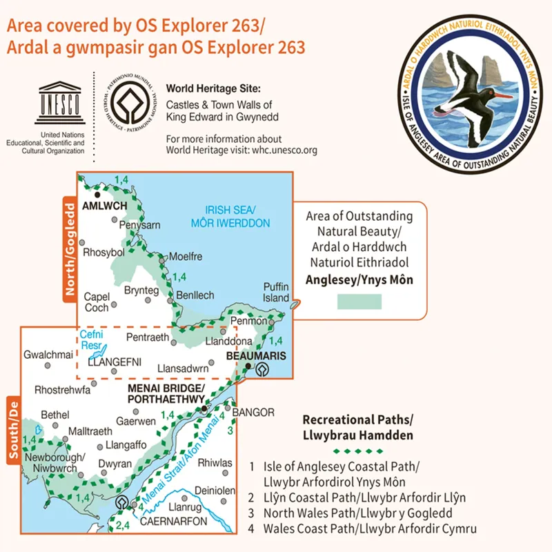 OS 263 Anglesey East Map-2