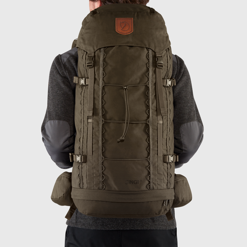 Fjallraven Singi 48 Backpack in Clay-2