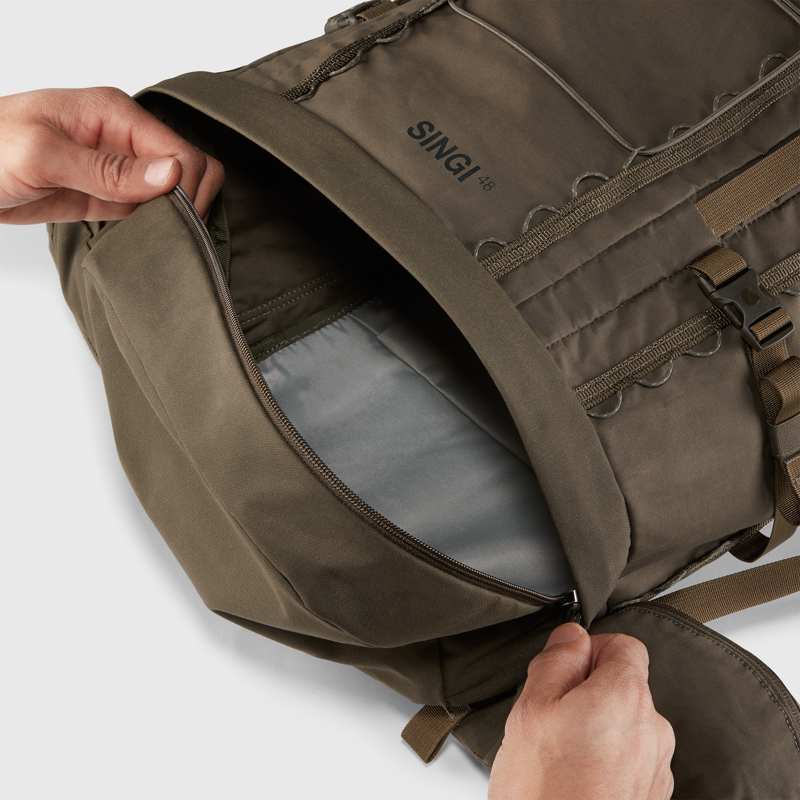 Fjallraven Singi 48 Backpack in Clay-5