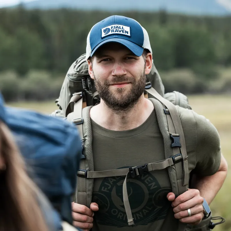 Fjallraven Langtradarkeps in Green-9