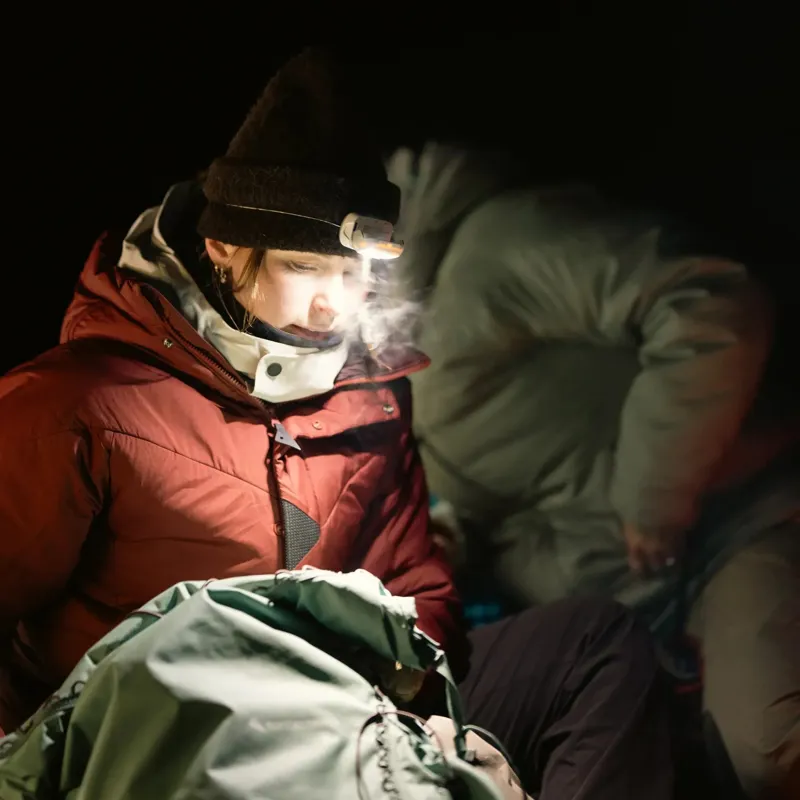 Silva Seek 450 Cord Recharge Headtorch in Whiteout-8
