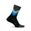 Feetures Elite Light Cushion Mini Crew in Black Swell