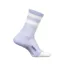 Feetures Elite Light Cushion Mini Crew in Lilac High Top Stripe