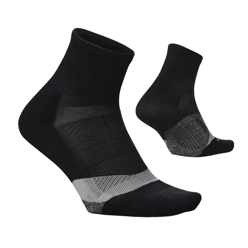 Feetures Elite Light Cushion Quarter in Black-1