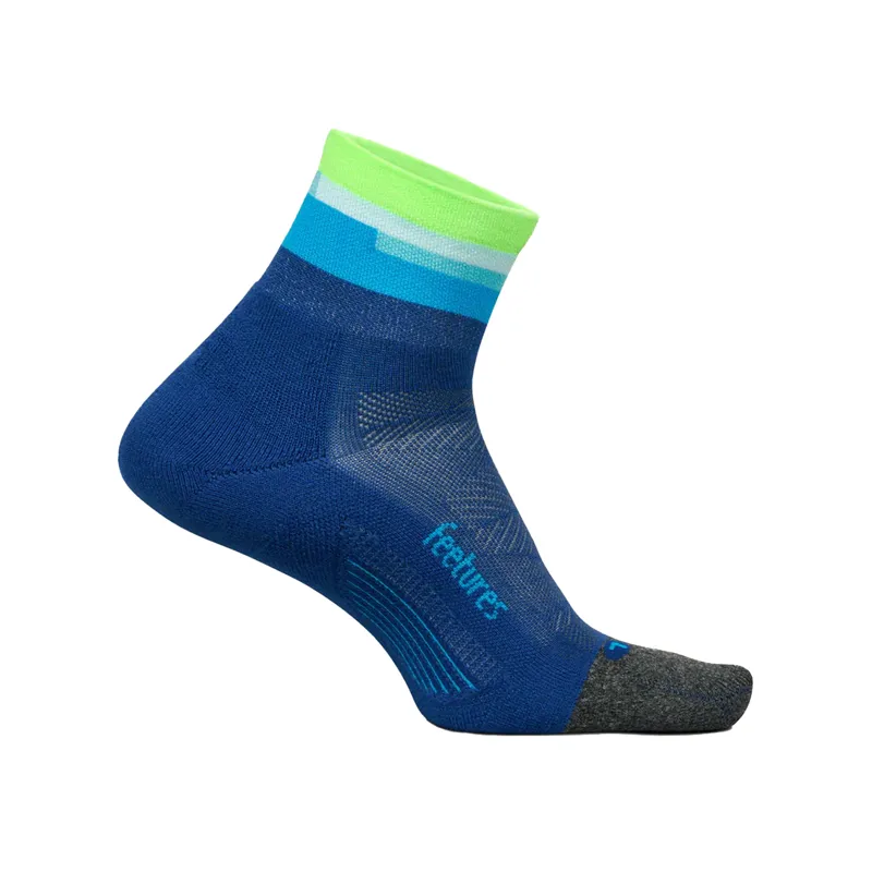 Feetures Elite Light Cushion Quarter in Surfboard Blue