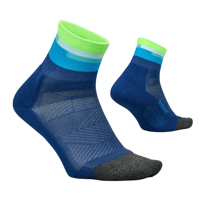 Feetures Elite Light Cushion Quarter in Surfboard Blue-1